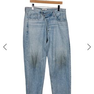 Agolde Light Blue Women's Flare Jeans